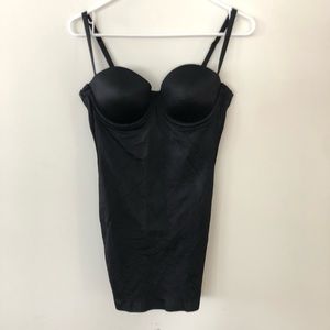 Victoria’s Secret Black Power Figure Cupped Shaping Slip 36C Black Color